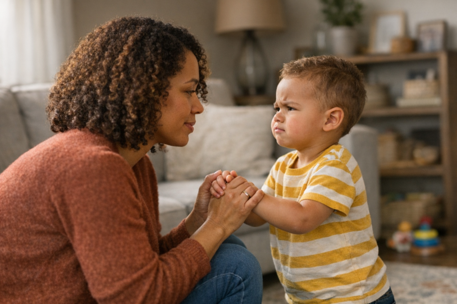 How to Stop a Toddler From Hitting You: Calm Scripts, Quick Steps, and Daily Routines